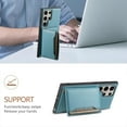 thumbnail image 3 of Dteck for Samsung Galaxy S23 Ultra Case with Card Holder,Detachable Wallet for Galaxy S23 Ultra Magnetic Case for Women Men, Durable Kickstand Shockproof Case for Samsung S23 Ultra,Blue, 3 of 5