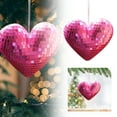 thumbnail image 2 of Disco Heart Ornaments Heart Shaped Pendant High Quality for Wedding and Party Decoration, 2 of 5