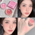 thumbnail image 4 of Heallor-Crema de maquillaje multifuncional, colorete labial, tinte facial Rosa Natural, larga duración, fácil de melocotón, Cosméticos faciales B, 4 of 5