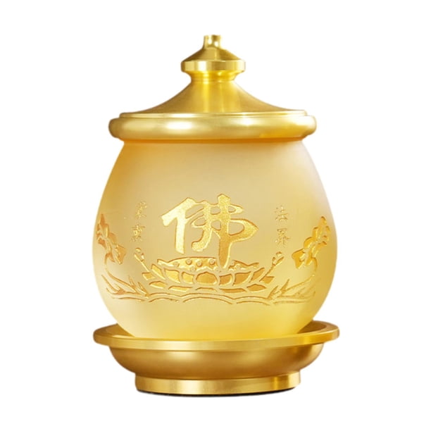 Taza de agua de Buda, taza de de agua, taza de altar, escultura, regalo, taza de suministro de agua, taza de adoración para dormitorio, centro Estilo B