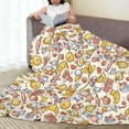 thumbnail image 6 of Vsdgher Coffee Donuts Ultra-Soft Micro flannel Blanket Throw Blankets for Couch Sofa, Bed (4 sizes)-60"x50", 6 of 7