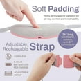 thumbnail image 3 of Portable Heating Pad for Cramps - Menstrual Heating Pads for Cramps Rechargeable Adjustable Travel Period Heating Pad, 3 of 5