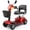 Red_Two-seats, variant on SACVON 4 Wheel Mobility Scooter for Seniors, 330 lbs Heavy Duty Electric Powered Scooter with 15 Miles Long Range, Swivel Seat & Removable Basket for Travel and Grocery Shopping, Red