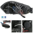 thumbnail image 3 of AKKON - For 2006-2013 Chevy Impala / Limited LED Dual Halo DRL Projector Headlights + Red Tail Lamps [Smoke Len Housing], 3 of 6
