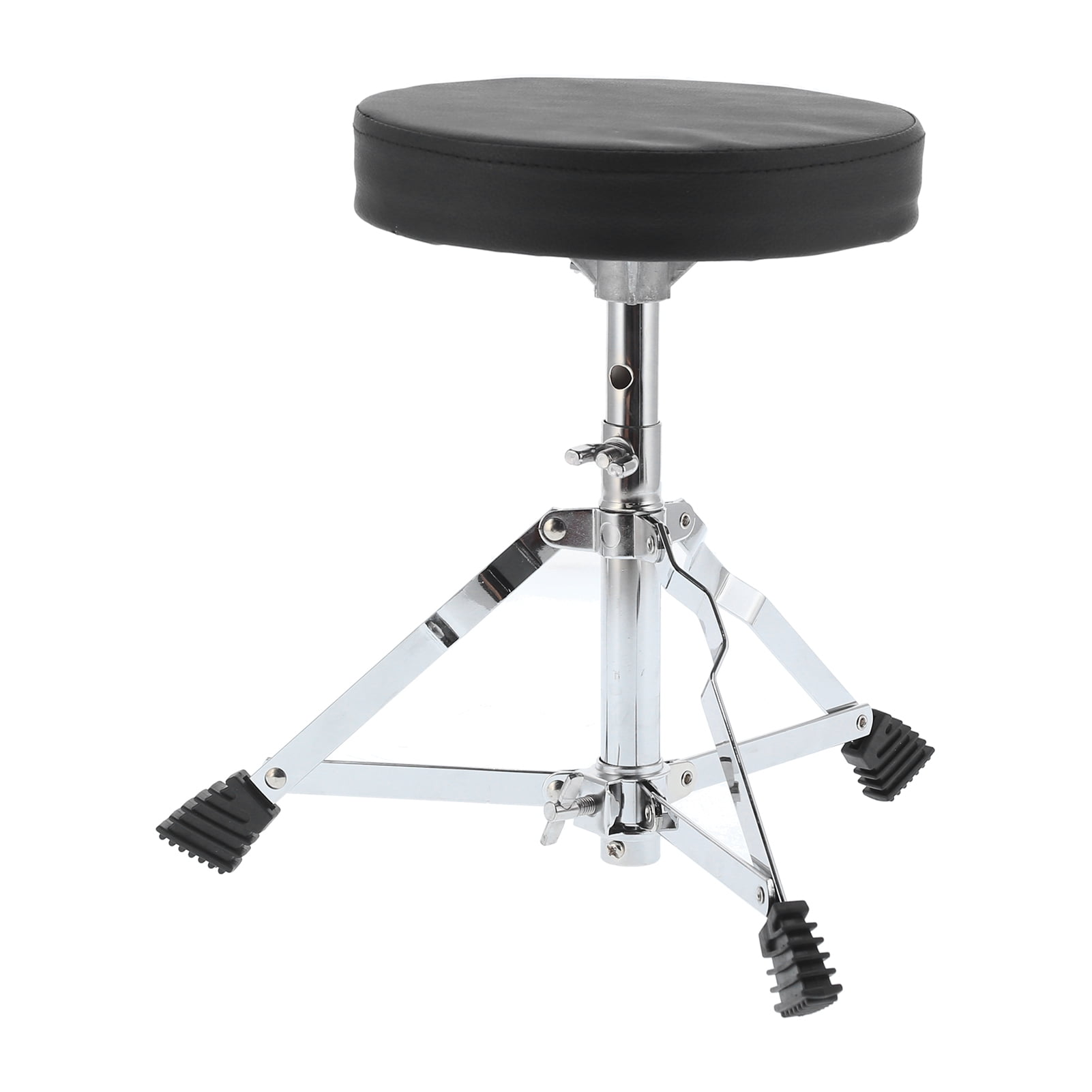 Drumming Stool, Triangular Design Drum Throne Adjustable Height With 5A Stick For Sitting