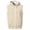 Beige, variant on Men's Hooded Sleeveless Zip Vest Casual Drawstring Regular Fit Hood Knit Multi Color Layering Tops With Pockets Orange 3XL