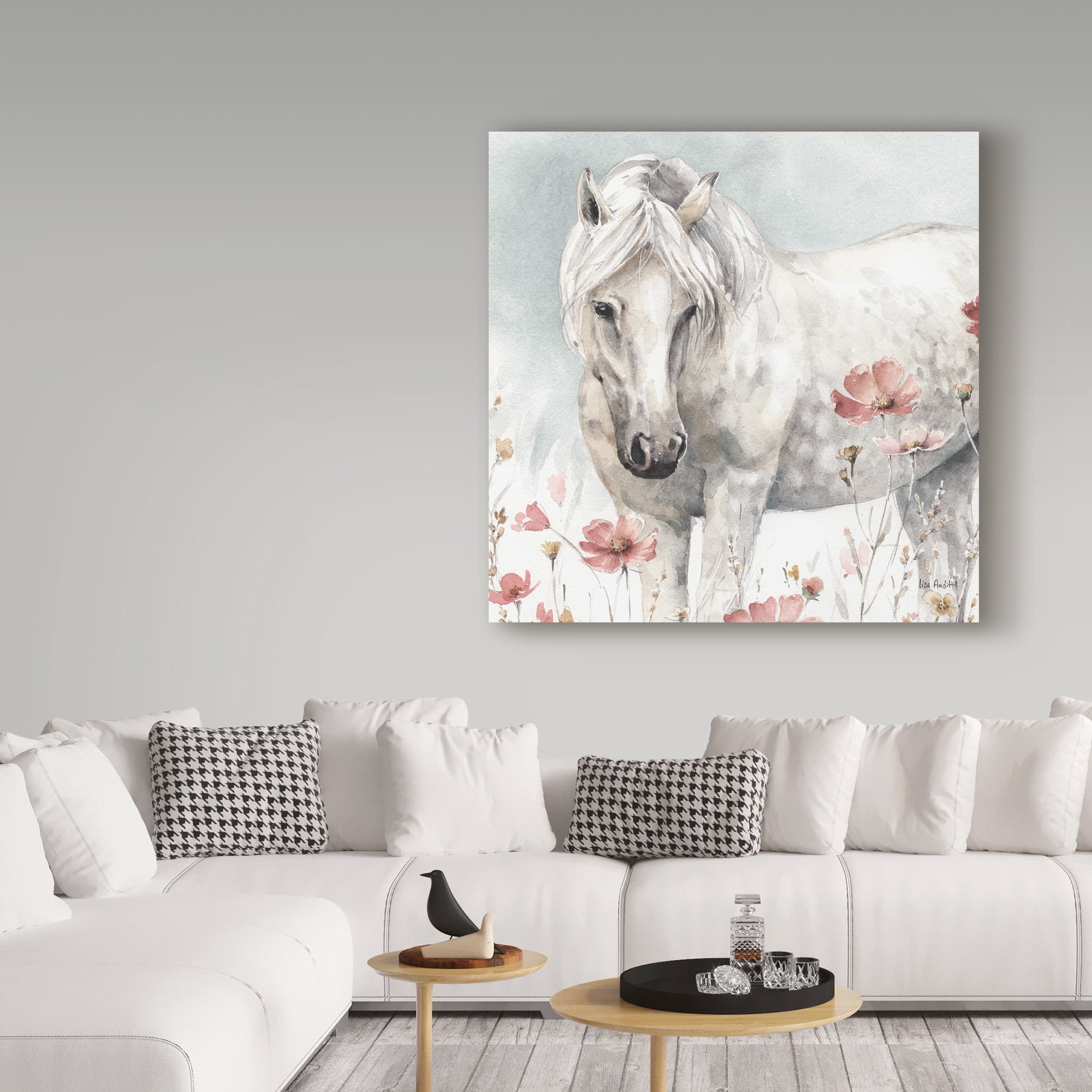 Trademark Fine Art 'Wild Horses V' Canvas Art by Lisa Audit