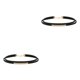 thumbnail image 1 of Sonducket Gargantilla clásica Collar Collar ajustable Collares Ligero Retro Moda Cuello Cadena Torques Colgantes cortos Oro Oro 2piezas, 1 of 6