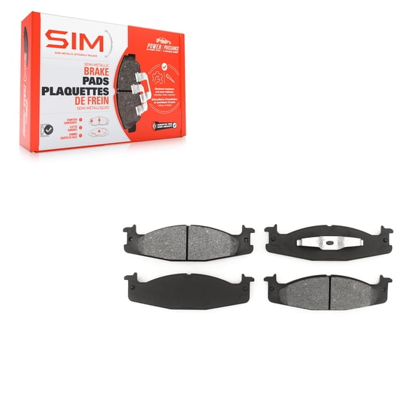 SIM Front Semi-Metallic Disc Brake Pads SIM-632 for Car Ford F-150 E-150 Econoline Bronco Club Wagon