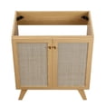thumbnail image 5 of Modway Soma 30" Adjustable Shelf Wood Bathroom Vanity Cabinet in Oak, 5 of 9
