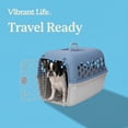 thumbnail image 5 of Vibrant Life Small 2-Door Dog Kennel, Blue, 25 lb Limit, 5 of 9