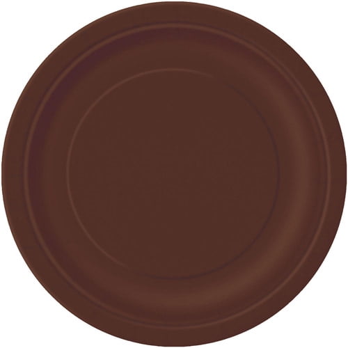 Paper Plates 9 In Brown 16ct Walmart Com