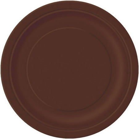 Paper Plates, 9 in, Brown, 16ct