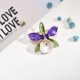 thumbnail image 1 of Zhuge Broches, alfileres, broches vintage, broche de esmalte verde, broches de flores y plantas de moda, accesorios de joyería de moda para mujeres y niñas, regalo, B14, 1 of 4