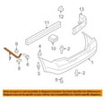thumbnail image 3 of For 07-11 Versa Rear Bumper Face Bar Retainer Mounting Brace Bracket SET PAIR, 3 of 5