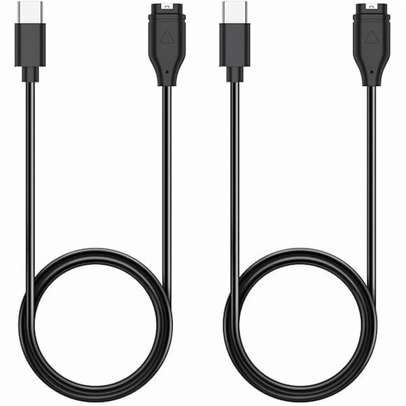 xixishop Charger for Garmin Watch - Vivoactive 6 5 4, Fenix 8 7X 6, Venu 3s 3 2 X1, Instinct 3 2 E, Forerunner 165 265 965, Approach S70 S62 S50 S44, Epix Pro 2, Quatix, Tactix 8 7, Enduro (2Pack)