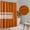 Burnt Orange, variant on Yiannan Waterproof Fabric Shower Curtain Liner with 3 Magnets,Machine Washable，Mold Resitant,72x72, White