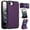 Darkpurple, variant on Allytechgroup Wallet Case for iPhone 16e with Credit Card Slot, PU Leatehr Phone Case with Stand RFID Blocking Shockproof Back Cover for iPhone 16e for Women Men, Darkpurple