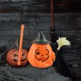 thumbnail image 4 of Jack-o-lantern de sonido Led portátil con escoba, luz LED de calabaza de Halloween TFixol Luces led, 4 of 7
