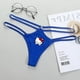 thumbnail image 3 of Sanrio-Tanga de Hello Kitty para mujer, ropa Sexy de dibujos animados, con correa fina, calada, triangular, de cintura baja, regalos, 3 of 4