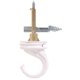 thumbnail image 1 of Gancho de almacenamiento Hillman 122415 colgador de techo para taladro blanco, 1 of 3