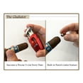 thumbnail image 5 of Prestige Import Group - The Gladiator 2 in 1 V-Cut & Punch Steel Body Cigar Cutter with Stainless Steel Blades - Color: Candy Apple Red Pearl, 5 of 7
