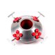 thumbnail image 4 of Xihbxyly Comedero para Colibríes, Botella de Vidrio con 5 Orificios para Flores, Base a Prueba de Abejas para Una Fácil Limpieza, Artesanía En Vidrio Soplado, Ideal para Observación de Aves Al Aire L, 4 of 6