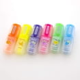 thumbnail image 2 of BAZIC Fruit Scented Highlighters Chisel Broad Line Marker (6/Pack), 1-Pack, 2 of 7