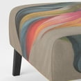 thumbnail image 5 of Designart "Vintage Colourful Pastel Leaves On Gray III" Upholstered Abstract Painting Accent Chair and Modern & Contemporary Arm Chair - Multiple Color & Pattern, 5 of 7