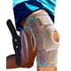 thumbnail image 1 of Rodillera Sparthos - Alivia el dolor de ligamentos cruzados anteriores (LCA), ligamentos colaterales mediales (MCL), desgarros de menisco, artritis y tendinitis - Diseño rotuliano abierto con doble bi, 1 of 5