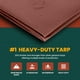 thumbnail image 4 of Lona impermeable grande - Lona de polietileno resistente de 10 mil de espesor, ideal para carpas con dosel, botes, casas rodantes o cubiertas de piscinas - Lonas protectoras multiusos con ojales para, 4 of 5