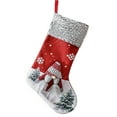 thumbnail image 3 of Xuniizn Christmas Stockings Bulk, Assorted Festive Xmas Stockings for Fireplace Mantel Decor, Traditional Holiday Ornaments, Christmas Decorations for Home, Cloth, 3 of 3