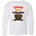 thumbnail image 3 of Inktastic Labrador Retriever Dog Gift Long Sleeve Youth T-Shirt, 3 of 5
