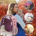 thumbnail image 6 of Airline-Approved Cat & Small Dog Backpack Carrier – Transparent Bubble Space Capsule Travel Bag for Hiking & Outdoor Use, 6 of 7