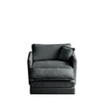 thumbnail image 2 of Gray Chenille Chair, Easy to Assemble - Fast Installation for Your Room, 2 of 6