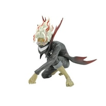 Gaiwos DAN DA DAN Anime Figure Statue 4.3 inches, Okarun Squatting Position Character Model, Collectible Sculpture for Desktop Display