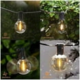 thumbnail image 3 of PHOPOLLO G40 LED Outdoor String Lights 100FT, 50 Bulbs 2700K Shatterproof, Waterproof, Hanging Decoration Lights for Porch, Deck, Garden, Backyard, Balcony,Patio., 3 of 7