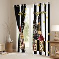thumbnail image 3 of Erosebridal Fashion Women Gifts Curtains Pack of 2 (42x84 Each) For Adults,Chic Cheetah Print High Heels Curtains Blackout, 3 of 7