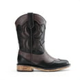 thumbnail image 3 of Kids Cowboy Boots for Girls & Boys Square Toe Mid Calf Western Riding Boots Toddler Little Kid Big Kid Sizes, 3 of 4