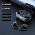 thumbnail image 4 of Open-Ear Bluetooth Translator Headphones with AI Multilingual Support, 5.5H Playtime & Intelligent Noise Reduction,Wireless Hanging Earphones for Business Travel Language Learning Earphones, 4 of 9