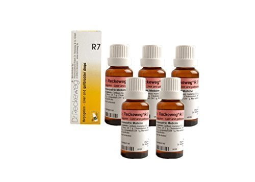 Dr.Reckeweg Germany R7 Liver And Gallbladder Drops Pack Of 5 by Dr ...