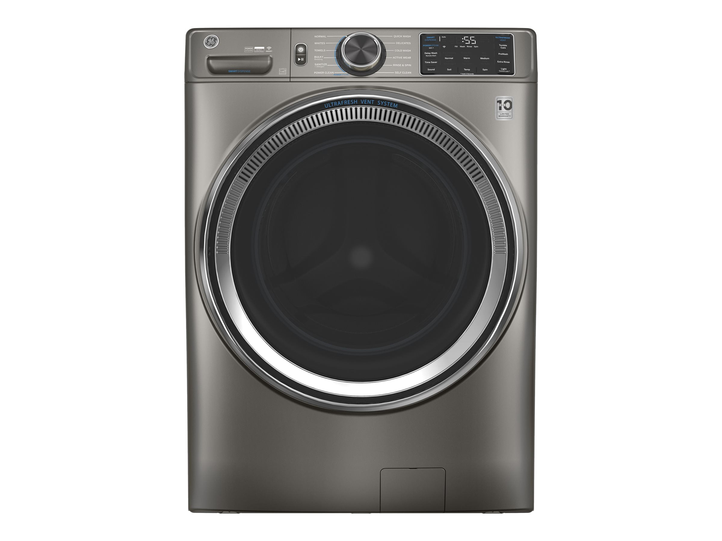 GE GFW650SPNSN Washing machine freestanding WiFi width 28 in