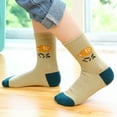 thumbnail image 4 of Odeerbi 5 PCS Cotton Crew Socks for Kids Boys Girls Breathable Cute Soft Socks Kids Children Print Middle Tube Socks, 4 of 9