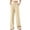 Yellow, variant on Lenpel Girls' Wide Leg Pants Kids Cotton Elastic High Waisted Pull on Textured Knit Casual Trousers Comfy Home Pants with Pockets(Hot Pink,14-15 Years)