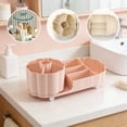 thumbnail image 6 of Rotating Makeup Organizer, 360 Degree Rotating Cosmetic Brush Storage Box, Vanity Desk Lipstick Eyeshadow Holder Display Stand, Beauty Supply for Home Bathroom and Vanity, 6 of 6