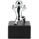 thumbnail image 5 of Tope de puerta, aleación de zinc Little and Man con bases de goma antideslizantes Tope de puerta Antirrobo seguro Tapón de puerta Novedad decorativa ShuxiuWang 1327537096153, 5 of 5