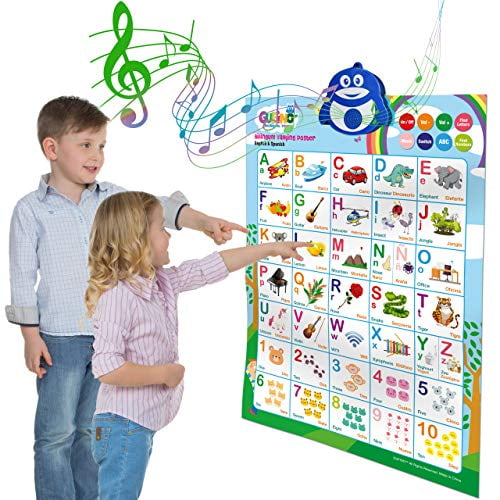 Learning Toys for Toddlers 13 Interactive Alphabet Poster, Talking
