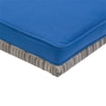 thumbnail image 5 of CorLiving Patio Sun Lounger - Blended Gray with Blue Fabric Cushions, 5 of 10