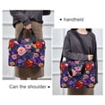 thumbnail image 6 of FORMRS 16" Laptop Bag Carrying Sleeve Case with Handle Travel Shoulder Briefcase, Beautiful Floral Pattern, 6 of 8