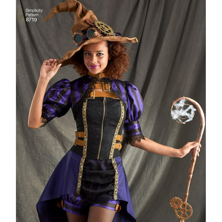 Purple, Black, and Silver Steampunk Costume — Silver Leaf Costumes |  Handmade Designer Costumes